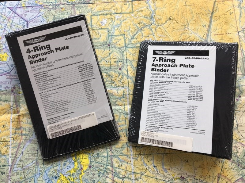 7 and 4 Ring Approach Plate Binder